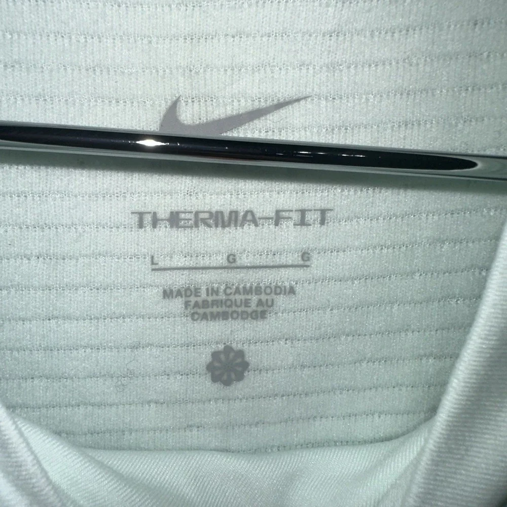 Nike Womens Therma-FIT Run Division Pullover Mock Neck Mid-layer Size Large Mint